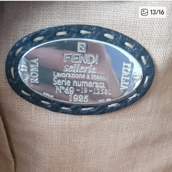 FENDI Selleria Black Leather Tote Bag - Picture 12 of 14